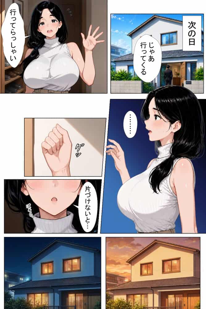 隣の新婚夫を淫乱人妻が寝取って種付けプレスされる話