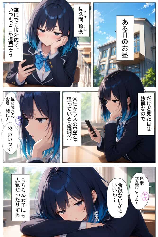 陰キャの俺をセックスの練習台にしたクールギャルが種付けされてメス堕ちした件
