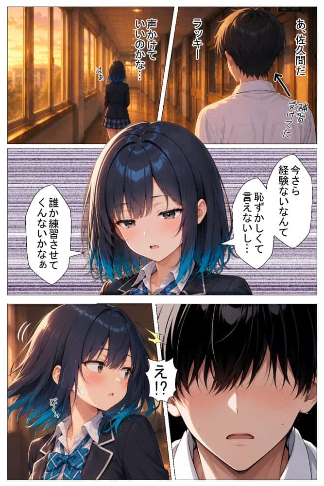 陰キャの俺をセックスの練習台にしたクールギャルが種付けされてメス堕ちした件