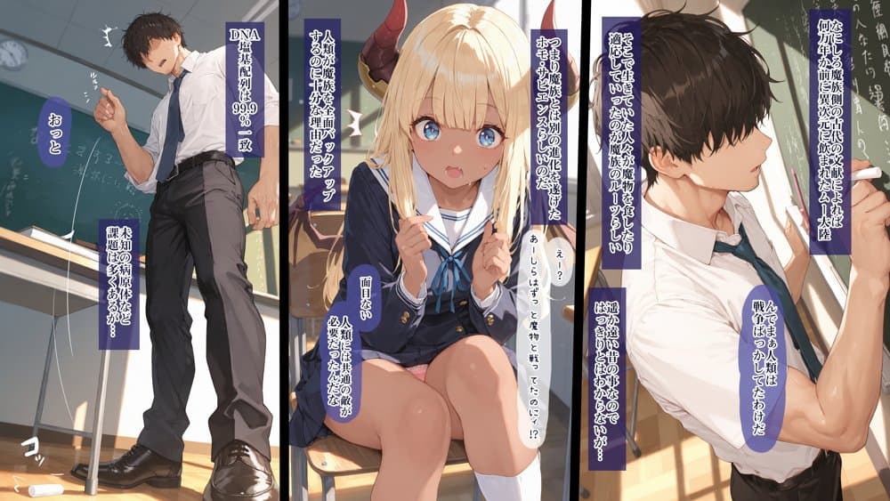 清楚サキュバス 世界が魔界と繋がって早10年 オレが教え子の搾精指導担当ってマジ？