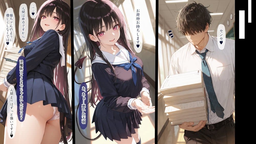 清楚サキュバス 世界が魔界と繋がって早10年 オレが教え子の搾精指導担当ってマジ？