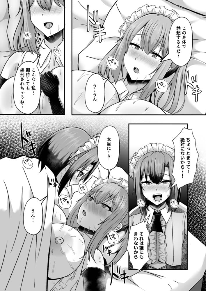 貧乳ユートピアの隠れ巨乳2 〜禁制爆乳バレから始まる王子専属Wメイド種付け教育〜