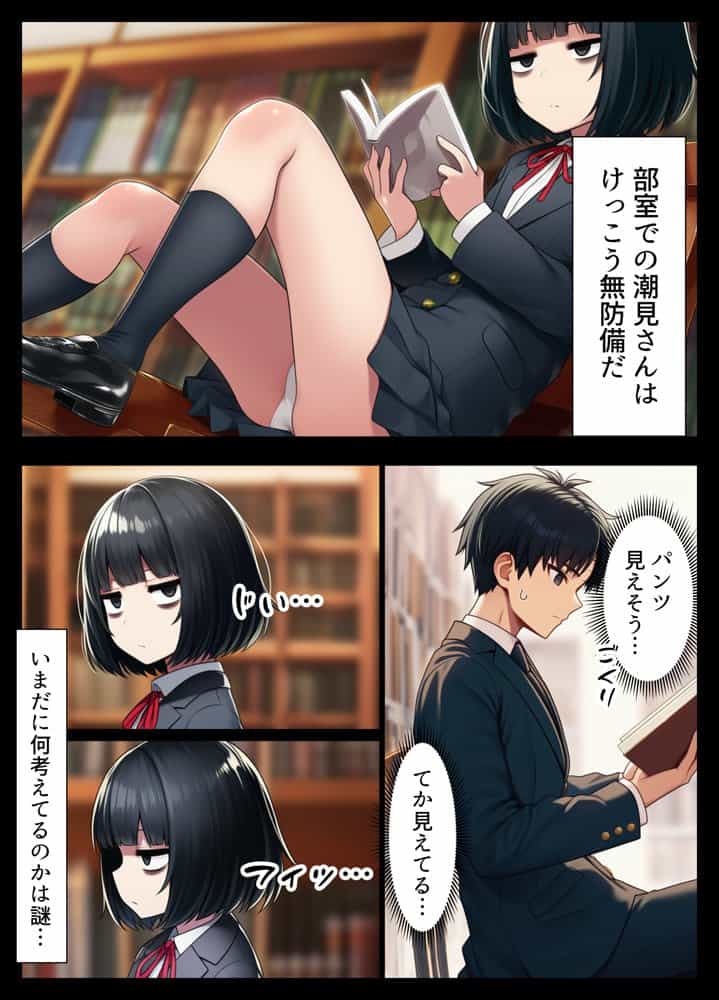 オナ部の地味子が一人でシていたので口止めセックスしたら秘密のセフレになった話