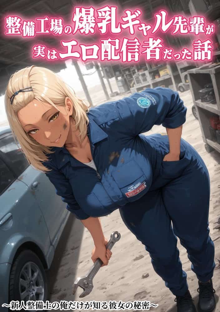 整備工場の爆乳ギャル先輩が実はエロ配信者だった話  〜新人整備士の俺だけが知る彼女の秘密〜