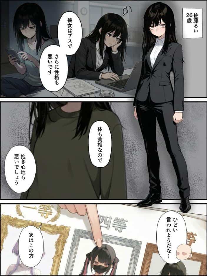 一獲千女 〜女が当たる宝くじで一等を当てた男〜 【片想いしていた同級生編】 （1） モザイク版