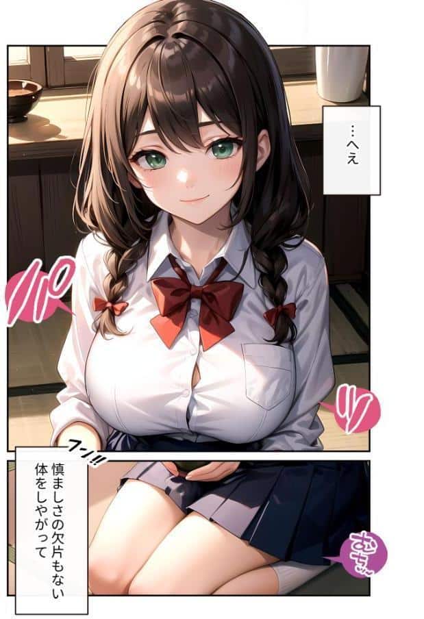 陰キャの僕、透視の力を手に入れる。第十八話 〜慎ましやかな茶道部長のふしだらな爆乳〜 モザイク版