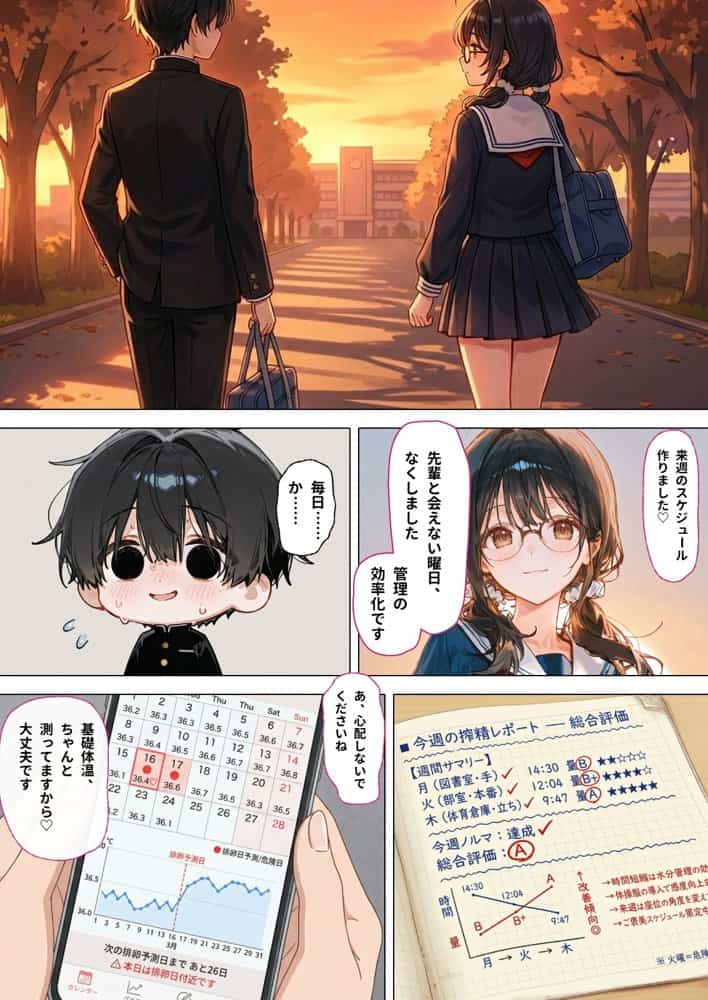 部活の清楚後輩となし崩しで処女童貞エッチしたら、実はドスケベだった2〜2週間我慢したらご褒美生エッチ〜