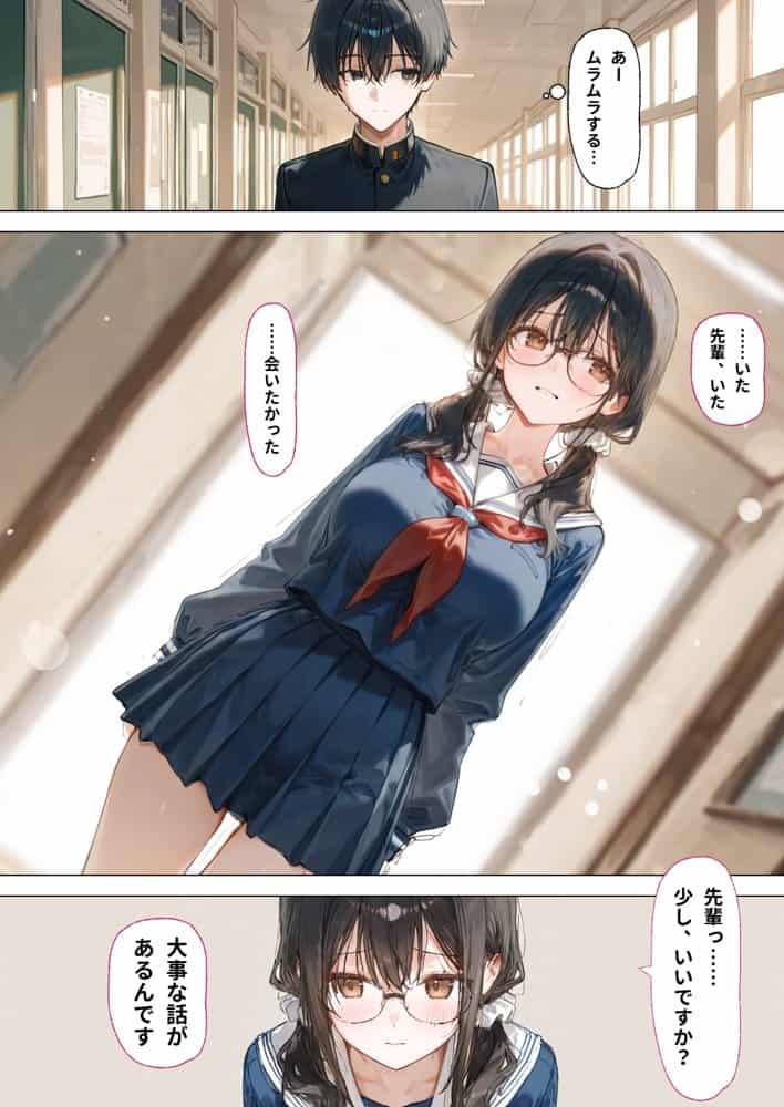 部活の清楚後輩となし崩しで処女童貞エッチしたら、実はドスケベだった2〜2週間我慢したらご褒美生エッチ〜