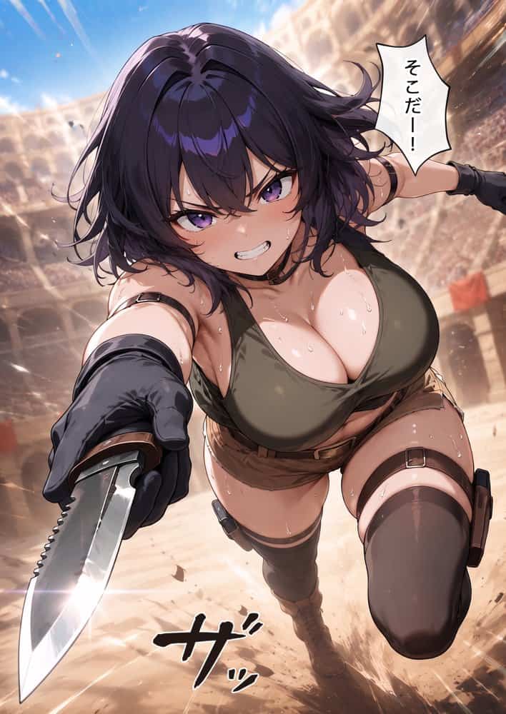 巨乳少女は触手に勝てない［コロシアム敗北編］コミック