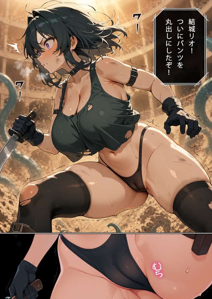 巨乳少女は触手に勝てない［コロシアム敗北編］コミック