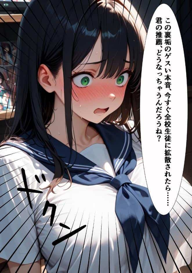学校一人気の腹黒生徒会長が連続アクメで完堕ちする話【モザイク版】