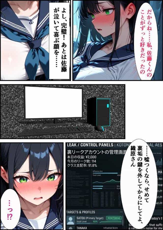 学校一人気の腹黒生徒会長が連続アクメで完堕ちする話【モザイク版】
