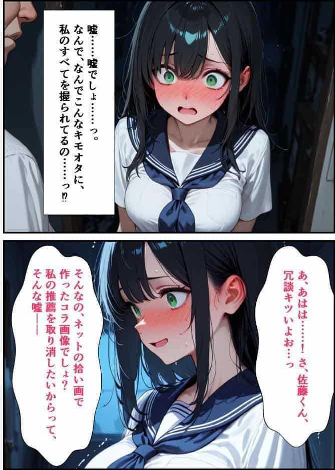 学校一人気の腹黒生徒会長が連続アクメで完堕ちする話【モザイク版】