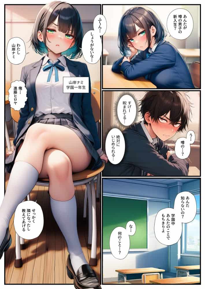 男が僕しかいない学園でギャル達の性処理係に任命されちゃった件