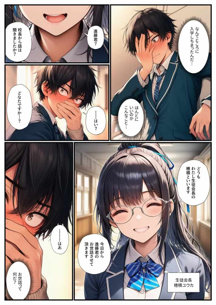 男が僕しかいない学園でギャル達の性処理係に任命されちゃった件